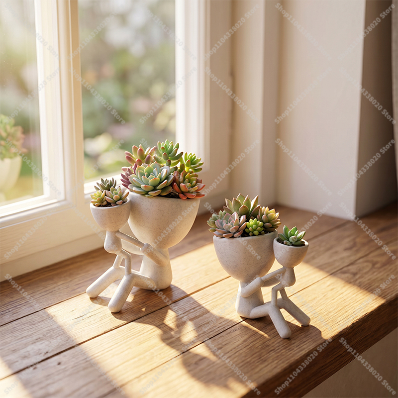 Family Style Pot - Creative Pl - Plant Parent Pot ulasan dan harga