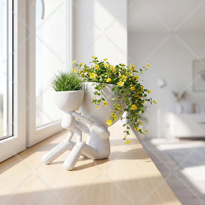 Family Style Pot - Creative Pl - Plant Parent Pot ulasan dan harga