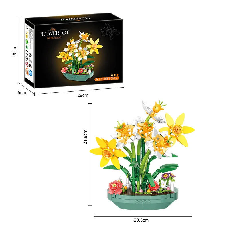 Friends Simulated Daffodil Bui - Plant Parent Pot ulasan dan harga