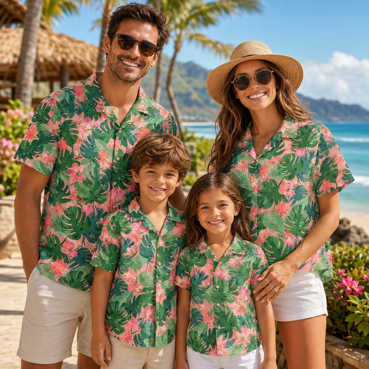 Hawaiian Children's Shirt Plan - Plant Parental ulasan dan harga