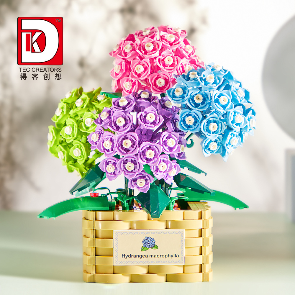 New Hydrangea Embroidery Baske - Plant Parent Pot ulasan dan harga